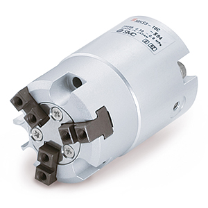 SMC MHS3-X84 3-Finger Air Gripper (Wedge Cam Style)