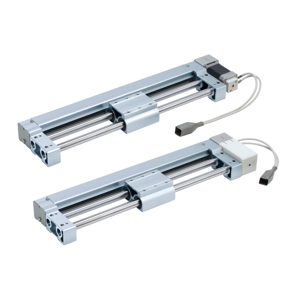 SMC LEL Series Electric Actuator Guide Rod Slider (Belt Drive)