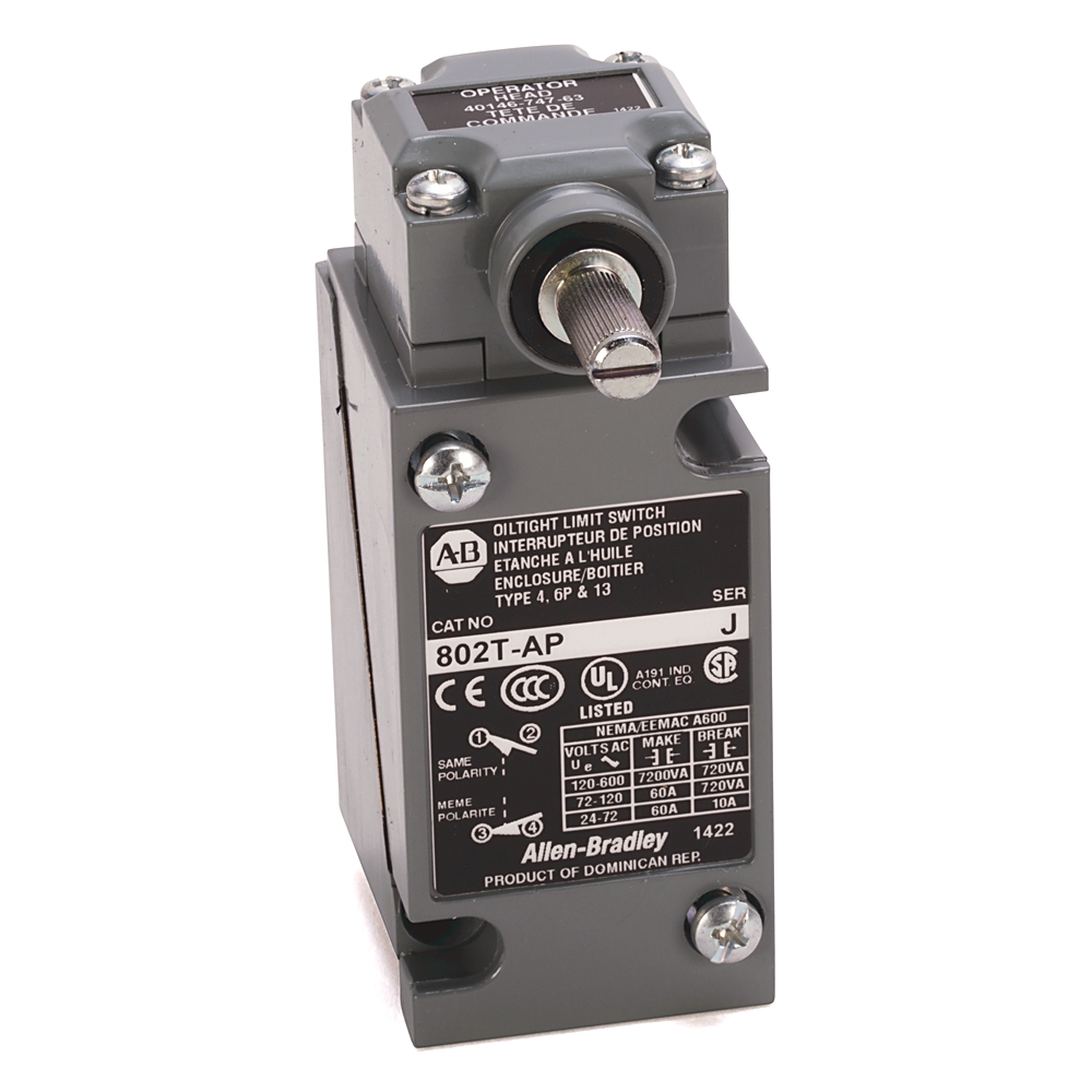 Allen-Bradley 802T-AP Metal Plug-In Oiltight Limit Switch