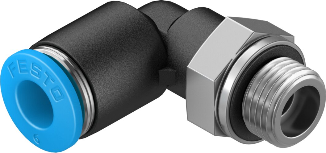 Festo QSL-G1/8-6 Push-in L-Fitting