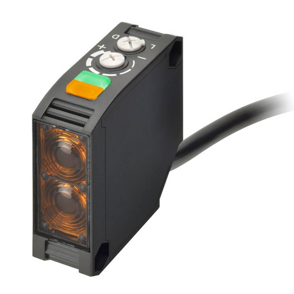 OMRON E3JK-DR12 Photoelectric Sensor – 2 m Cable
